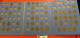 1646.           1909 P - 1940 S Partial Set of Lincoln Cents in a blue Whitman folder.