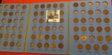 1659.           1909 P - 1940 S Partial Set of Lincoln Cents in a blue Whitman folder.