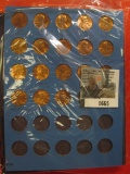 1665.           1975-83 Partial Set of BU Lincoln Cents in a blue Whitman folder.