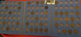 1667.           1910 P - 1940 S Partial Set of Lincoln Cents in a blue Whitman folder.