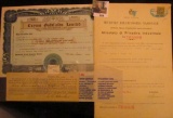 1689.           1928 Italian Patent to the Martin - Colcin Co. of Sand Springs, Oklahoma with stamp