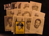1691.           15 Different Pittsburgh Pirates Autographed Photos and a Sticker.