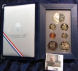 1730.           1993 S Bill of Rights Commemorative Coins Silver Prestige Proof Set, original as iss