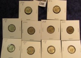 1780.           (10) 1941 P, D, & S Mixed Mercury Dimes, all grading EF or better.