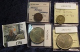 1795.           1965 Denmark 5 Kroner BU; 1949 Israel 250 Prutah KM # 15 BU; 1900 Netherlands One Ce