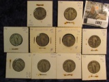 1807.           (2) 1925 P, (2) 26 P, (2) 27 P, & (4) 29 P U.S. Standing Liberty Quarters.