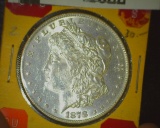 1822.           1878 S Morgan Silver Dollar, BU.