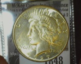 1848.           1927 P Peace Silver Dollar, nice and flashy.