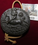 1873.           British Museum Replica of the Seal of Simon De Montfort, 1255 A.D.
