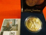 1943.           No. 280849 Replica of 1933 $20 St. Gaudens in box of issue.