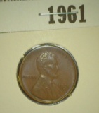 1961.           1931 S Lincoln Cent, Brown AU.