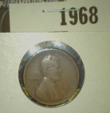 1968.           1909 S Lincoln Cent, VG.