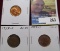 1939 P, D, & S Brown AU to Uncirculated Lincoln Cents from early WW II.