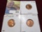 1939 P, D, & S Brilliant Uncirculated Lincoln Cents from early WW II.