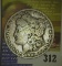 1901 P Scarce Date Morgan Silver Dollar.