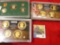 2007 S & 2008 S U.S. Proof Presidential Dollar Coins Sets containing a total of 8 proof dollars; & 1