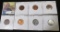 1938P, D, S, 40P, S, 43D & S Brilliant Uncirculated Lincoln Cents.