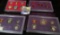 1982 S, 84 S, 86 S, & 91 S U.S. Proof Sets. All original as issued.