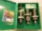 RCBS Three-piece Die Set for ..25 ACP cartridges with shell holder in original box.