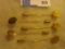 (5) Stick Pins with what appears to be Gold Coins attached. Similar to California fractional gold.