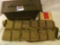 .30 caliber Ammo Can with (20) Rounds of .30 Caliber MS live Ball Ammo; & (2) Bandoleers on Stripper