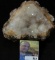 Superb Keokuk, Iowa Geode with spectacular Calcite Crystals with just a hint of amber coloration. Ov