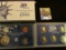 1999 S U.S. Mint Proof (9) Coin Set. Original as Issued.