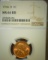 1946 D Lincoln Cent NGC Slabbed MS66 RD.