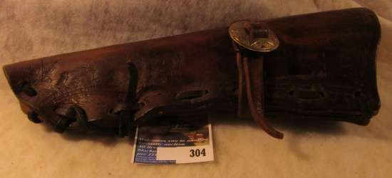 Leather Holster for a Single Action Colt. Quite old.