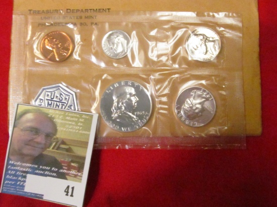 1963 U.S. Silver Proof Set in original envelope and cellophane.