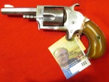 Hopkins & Allen Ranger # 2 .32 cal. RF Single Action Revolver patent 1871, hexagonal  2 3/4