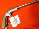 Stevens A & T Co., Model 42 .22 cal. mfg. 1880, Single Shot Break Action Tip-up Pistol, SN 64847. Pu