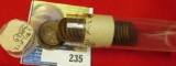 (21) 1911 P Lincoln Cents all grading Fine condition and stored in a plastic tube. Red Book value $2