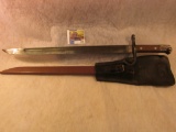 World War II Japanese Bayonet with scabbard & frog. Tokyo Arsenal stamps. For a Type 99 Rifle.