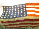 Large 48 Star United States Cloth Flag. Pre 1959 issue.