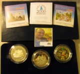 Three-Piece Bermuda Coins Set. 2000 $1 Bermuda 