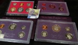 1982 S, 84 S, 86 S, & 91 S U.S. Proof Sets. All original as issued.
