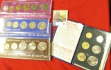 1971, 72, 73, & 74 Israel Government issued Mint Sets in original holders.