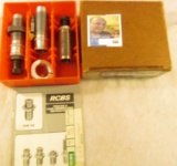 Three-piece RCBS Case Forming Instructions, Spare Parts for Dies and .270 Winchester Trim Die.
