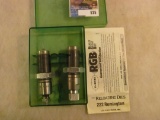 Lee Two-piece Die Set for 222 Remington cartridges in original box.