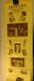(3) Identical Vaudeville era Advertising posters 