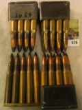 (5) Rounds of .30-06 Armor Piercing ammo on a Model 03-A3 Stripper Clip; (16) Rounds of .30-06 Armor