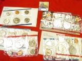 1979 P & D, 1980 P & D, 1981 P, & 1984 P & D U.S. Mint Sets in original packaging.