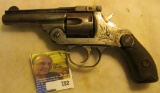 Rare top break made by Andrew Fyrberg of Hopkinton, Mass. in .32 caliber.Barrel is 3
