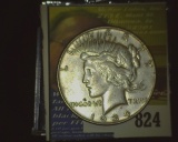 1934 P Scarcer date U.S. Peace Silver Dollar.