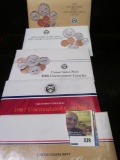 1986, 87, 88, 89, & 90 U.S. Mint Sets in original envelopes as issued. (face value $9.10).