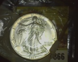1992 U.S. Silver American Eagle Silver Dollar, One Ounce .999 Fine Silver in original Littleton Coin