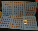 1910-1965 Partial Set of Lincoln Cents in a pair of blue Whitman folders.