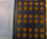 1909-40 Lincoln Cent Partial Set in a Whitman Classic Album. Includes such rarities as the 1909 P VD