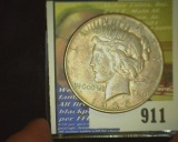 1935 P Peace Dollar. VF.